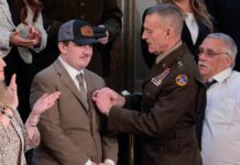 Trump awarding Purple Heart to National Guardsman during State of the Union gets positive marks from voters