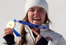 Breezy Johnson has plans for her repaired gold medal