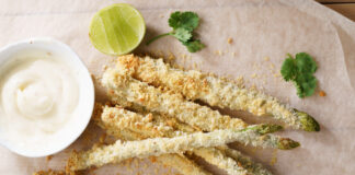 Crispy Parmesan Asparagus Fries