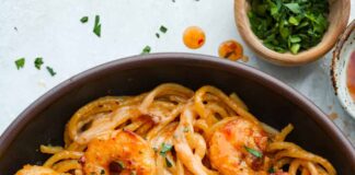 Bang Bang Shrimp Pasta