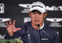 ‘Purely hit and hope’: Riviera’s soaked greens flummox PGA Tour stars at Genesis