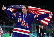 ‘Legend’ Hilary Knight playing hero one final time was most fitting Olympic ending possible