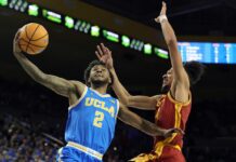 Donovan Dent’s epic heater leads UCLA basketball past USC