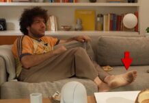 Benny Blanco Accidentally Exposes Very Dirty Feet on Podcast Video