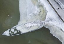 Naval shipwreck emerges after being buried underwater for 400 years