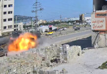 Motorcyclist hit by Israeli strike in Gaza