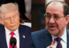 Why is Trump objecting to al-Maliki’s comeback?