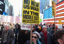 New Yorkers protest US strikes on Iran
