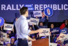 Vulnerable Dem senator slammed for requiring photo ID at rally, but not to vote