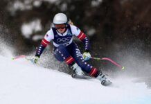 Lindsey Vonn hits Winter Olympics slopes for first time on torn ACL