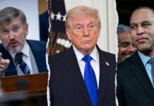 Massie-led push to handcuff Trump on Iran gets Jeffries’ backing