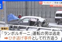 Lamborghini Slams Into Police Car, Five Injured as Driver Flees