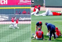 Red Sox’s stud outfielders in scary crash during spring training game