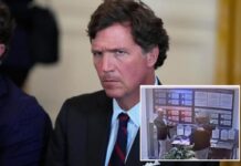 Tucker Carlson seen posing for photo with Israeli airport staff in viral video of his self-claimed ‘detainment’