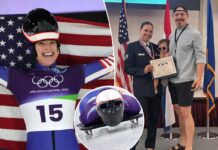 US military Olympian Kelly Curtis shares love of country and fellow Americans competing in Milan Cortina
