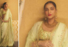 Sonam Kapoor Ahuja Dons Handcrafted Elegance for Her Baby Shower