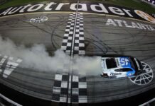 Official race results from 2026 Atlanta NASCAR Cup race