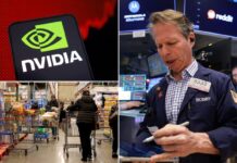 Dow tumbles 500 points as growing AI anxiety, hot inflation rattle Wall Street