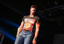 Russell Dickerson reveals ’embarrassing’ Shania Twain moment and nasty on-stage injury