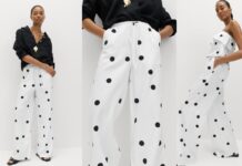 M&S shoppers rush to buy ‘very comfortable’ £28 linen trousers in new polka dot print