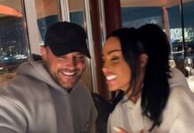 Katie Price’s husband Lee Andrews posts bizarre snap of himself defending her with a gun