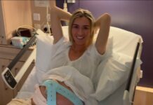 Sophie Habboo sobs as husband Jamie Laing describes her traumatic birth ordeal