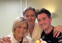Suzanne Shaw and Darren Day reunite as son, 21, gives birth to first grandchild