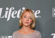 Sydney Sweeney Breaks Minds in See-Through Silver Gown