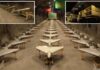 Iran shares rare view inside underground bunker filled with drone fleet