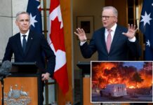 Canada and Australia leaders urge war de-escalation, but agree Iran can’t get nuclear weapons