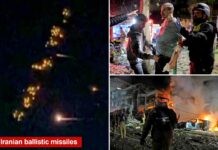 Iran using cluster munitions on Israeli cities in attempt to overwhelm air defenses