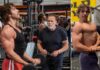 Arnold Schwarzenegger helping train love child at Venice gym for bodybuilding debut