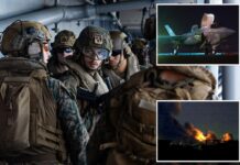 3,500 US troops arrive in the Middle East on USS Tripoli as Iran issues threat against ground invasion