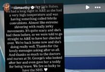 This Morning star Sian Welby rushes baby, nine months, to A&E amid ‘scary’ ordeal