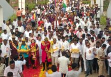 403-KM Dhamma Padayatra Reaches Buddhavanam