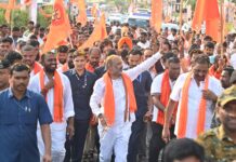 Bee Attack Halts Bandi Sanjay’s Anjanna Ashirvada Yatra in Karimnagar