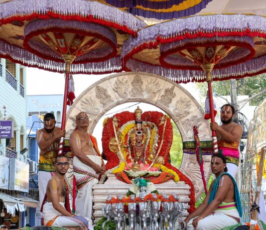 Surya, Chandra Vahana Sevas Draw Huge Crowds At Tirupati