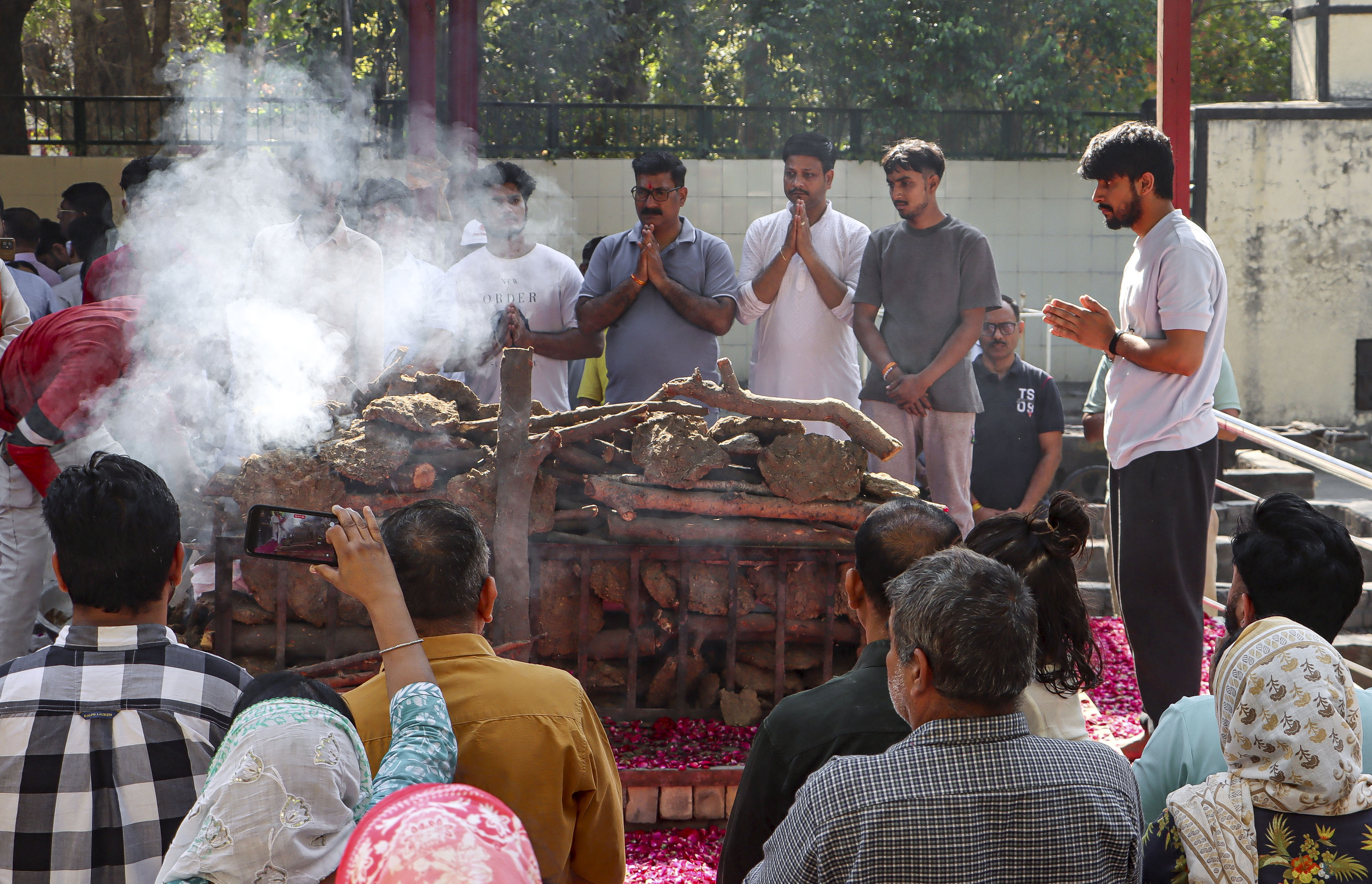 He Is In A Happy Place Now : Harish Rana’s Last Rites Conducted