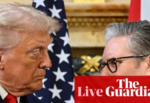Minister dismisses Trump’s claim Starmer is ‘no Churchill’ – UK politics live