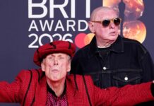 Happy Mondays star Bez ditches newfound sobriety to celebrate the Brits in Manchester