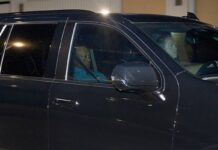 Moment Tiger Woods is finally released after eight hours in police custody