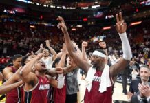 BAM, BAM, BAM! Awesome Adebayo moves second on all-time list with 83 points as Miami thrash Washington