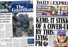 The Papers: ‘Hidden hand of Putin’ and ‘This lying PM’