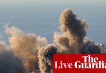 Middle East crisis live: Israel launches new attacks on Tehran and Beirut as Trump lays out objectives