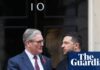 Iran war cannot be ’windfall’ for Putin, says Starmer, as Zelenskyy arrives in UK