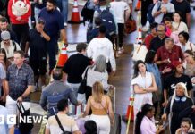 Trump orders airport security paid as travellers face hours-long queues