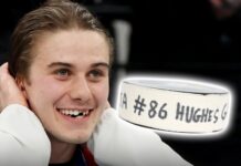 Jack Hughes’ Gold Medal Game-Winning Puck Could Be Worth $1M, Auction Experts Say
