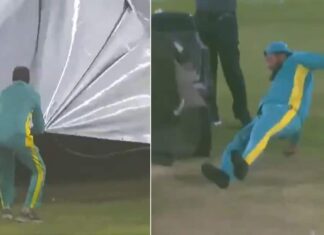 WATCH: Ground Staff Almost Blown Away! Terrifying Storm Hits PSL 2026; Toss Delayed