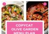 Copycat Olive Garden Menu Plan