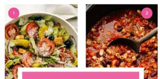 Copycat Olive Garden Menu Plan